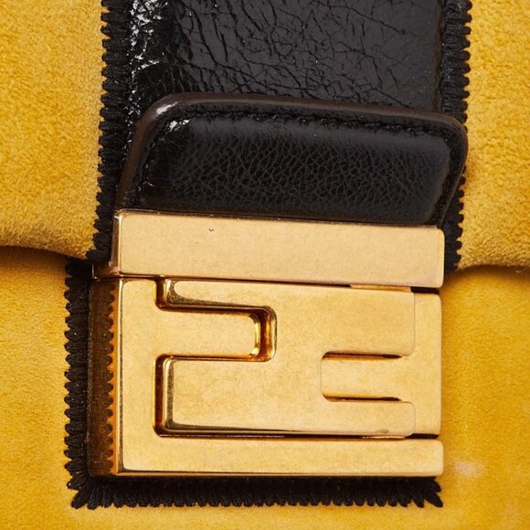 Fendi Multicolor Quilted Leather/Suede Kan U Shoulder Bag - Picture 4 of 10